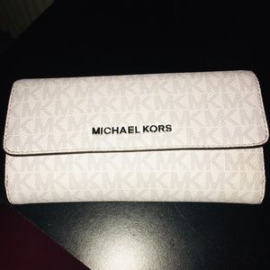Michael Kors Jet Set Wallet Large Vanilla
